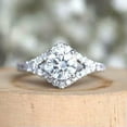 thumbnail image 3 of EOEMY Fashion 925 Silver Filled Women Ring Cubic Zircon Wedding Jewelry Sz 6-10-7, 3 of 5