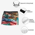 thumbnail image 3 of Logiee Tropical Vacation Essentials Print Mens Boxer Briefs,Boxer Briefs for Men,Breathable Stretch Underwear,Boys Boxer Briefs-X-Large, 3 of 5