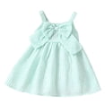 thumbnail image 3 of Abtuhar Girls 0 to 9 Months Summer Dress Sleeveless Round Neck Striped Cami Dressfor Newborn Princess Wear, 3 of 5