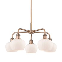 Innovations Lighting 516-5Cr-14-25 Fenton Chandelier Fenton 5 Light 25" Wide Chandelier -
