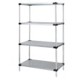 thumbnail image 1 of Galvanized 4 Solid Shelf Starter Kit - 21 x 24 x 86 in., 1 of 1