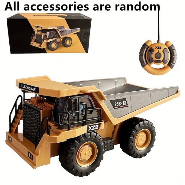 2.4G Rechargeable Remote Control Alloy Engineering Vehicle Remote Control Self Unloading Earth Loader Children's Electric Toy Model Car