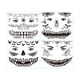 thumbnail image 1 of Pegatinas de piel de Halloween pegatinas de piel de herida simulación de piel cicatriz piel cuchillo simulación impermeable pegatina de piel 4 piezas, 1 of 2