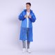 thumbnail image 2 of Poncho impermeable reutilizable de EVA azul oscuro para exteriores, moderno, con capucha y mangas, para adultos, hombres y mujeres., 2 of 8