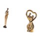thumbnail image 5 of Figura decorativa de una mujer y una pareja de amantes de una tribu africana. Ideal para decorar el hogar, la habitación, la mesa, el mueble de la tel, 5 of 8