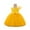 Yellow, variant on Toddler Girls Sleeveless Bowknot Flower Dress Elegant Tulle Party Gown for Birthday Wedding Christmas