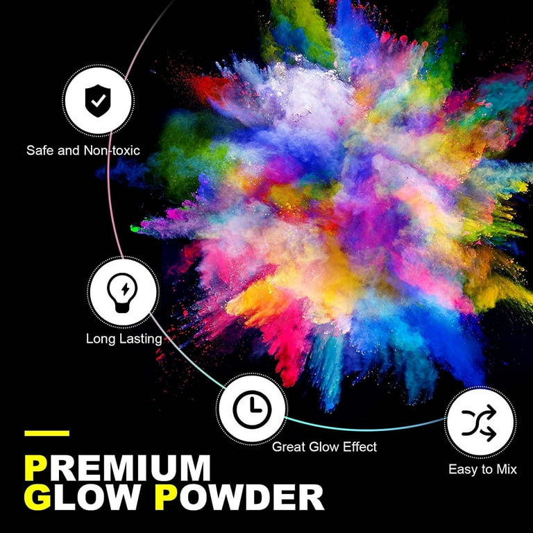 HTVRONT Black Mica Powder for Epoxy Resin - 3.5 oz (100g) Easy to Mix Resin  Pigment Powder