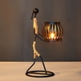 thumbnail image 2 of MesaSe Nordic Metal Candle Holder Abstract Characters Sculpture Candlestick Decor Gift, 2 of 7