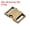 Bronze, variant on Uxcell Quick Side Release Buckle, Metal Replacement Clips for Backpack Straps and Dog Collars Bronze 1 Inch