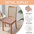 thumbnail image 2 of Strawberry Plants Fruit Seat Covers for Dining Room Chairs Set Of 6,Stretch Printed Washable Chair Seat Cover with Elastic Ties and Button,Removable Waterproof Couch Cushion Covers, 2 of 6