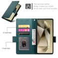 thumbnail image 4 of Allytechgroup Wallet Case for Samsung Galaxy S20 Ultra, Premium PU Leather Cards Slots Shockproof Flip Cover Stand Feature Magnetic Closure Retro Business Style Cover for Galaxy S20 Ultra, Darkgreen, 4 of 6