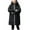Black, variant on Lindreshi Winter Coats for Women 2023 Trendy Women's Comfy Stylish Autumn and Winter Long Sleeve Button Pocket Keep Warm Casual Long Cardigan Tops