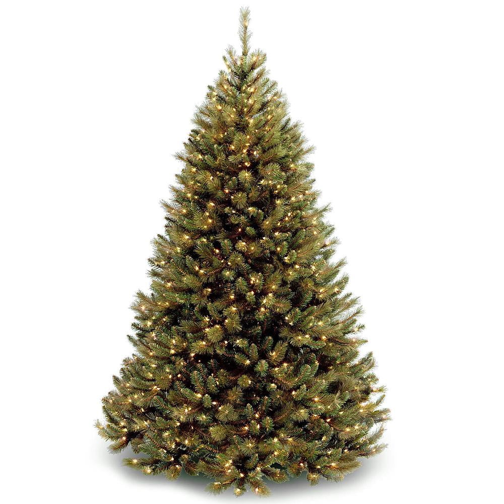 7.5ft National Christmas Tree Company Full PreLit Rocky Ridge Medium