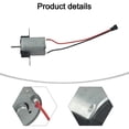 thumbnail image 2 of Replacement Motor For Stove Fans 1500RPM Fireplace Fan Motor Home Heater Repair Parts Accessories Motor, 2 of 10