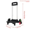 thumbnail image 5 of Backpack Trolley for School Bags Pet Bag 6-Wheel Foldable Trolley Cart Hand Cart, 5 of 13