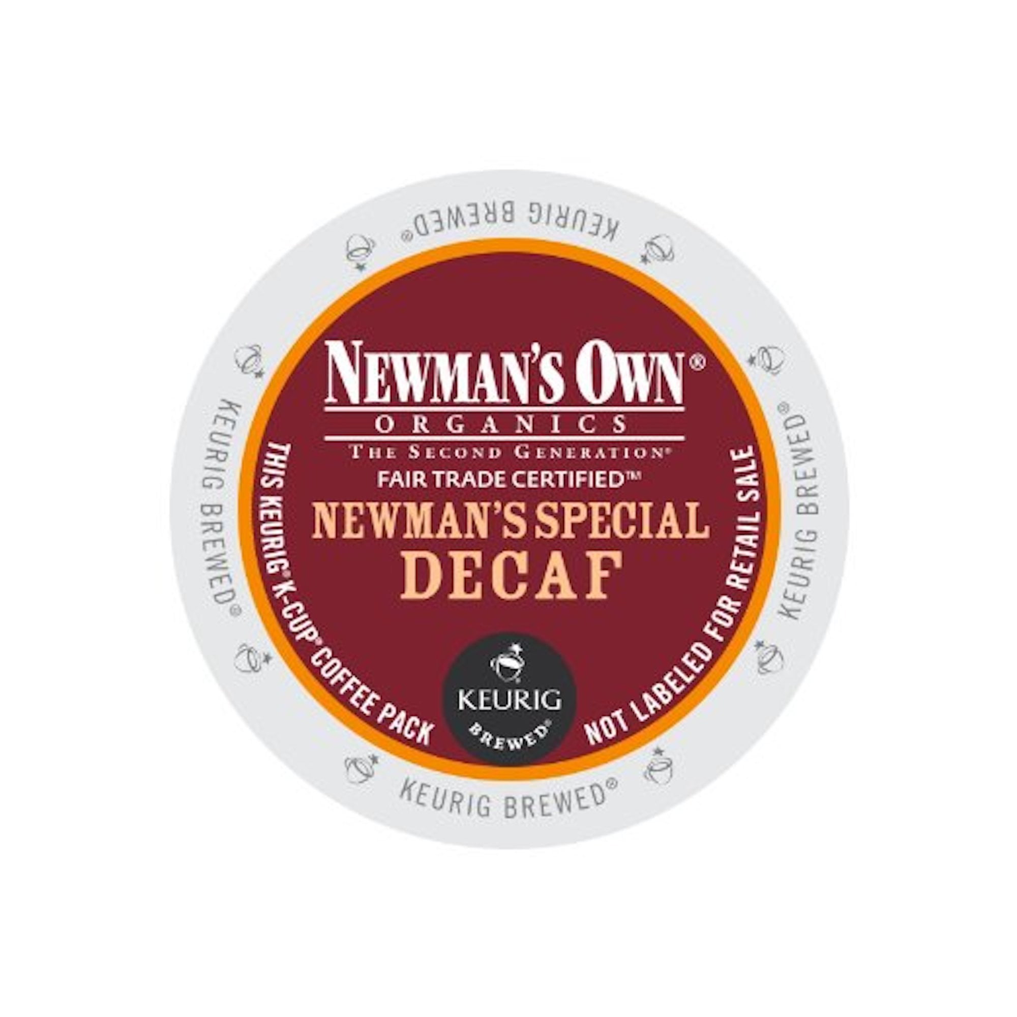 Newman's Own KCup Portion Organic Coffee for Keurig Brewers Special Blend Decaf, 24 Count