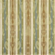 Fabric Robert Allen Beacon Hill Minnow Stripe Maple Ikat Jacquard Drapery II23
