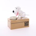 thumbnail image 1 of Little Dog Puggy Bank Battery Powered Robotic Coin Munching Toy Money Box Saving Money Coin Bank For, 1 of 5