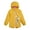 Yellow, variant on Disney Minnie Mouse Yellow Zip Up Waterproof Rain Jacket Toddler to Little Kid