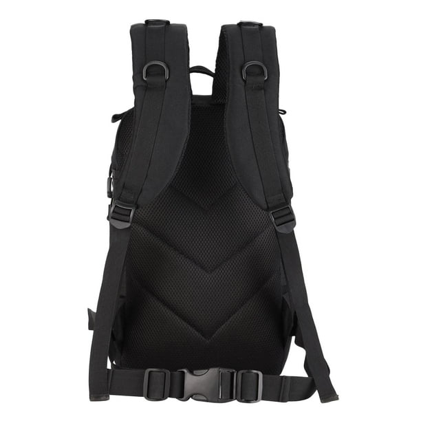 Bunblic Men Women Outdoor Backpack Rucksack Water Resistant For Hiking Camping Trekking Hunting 30l Black Black