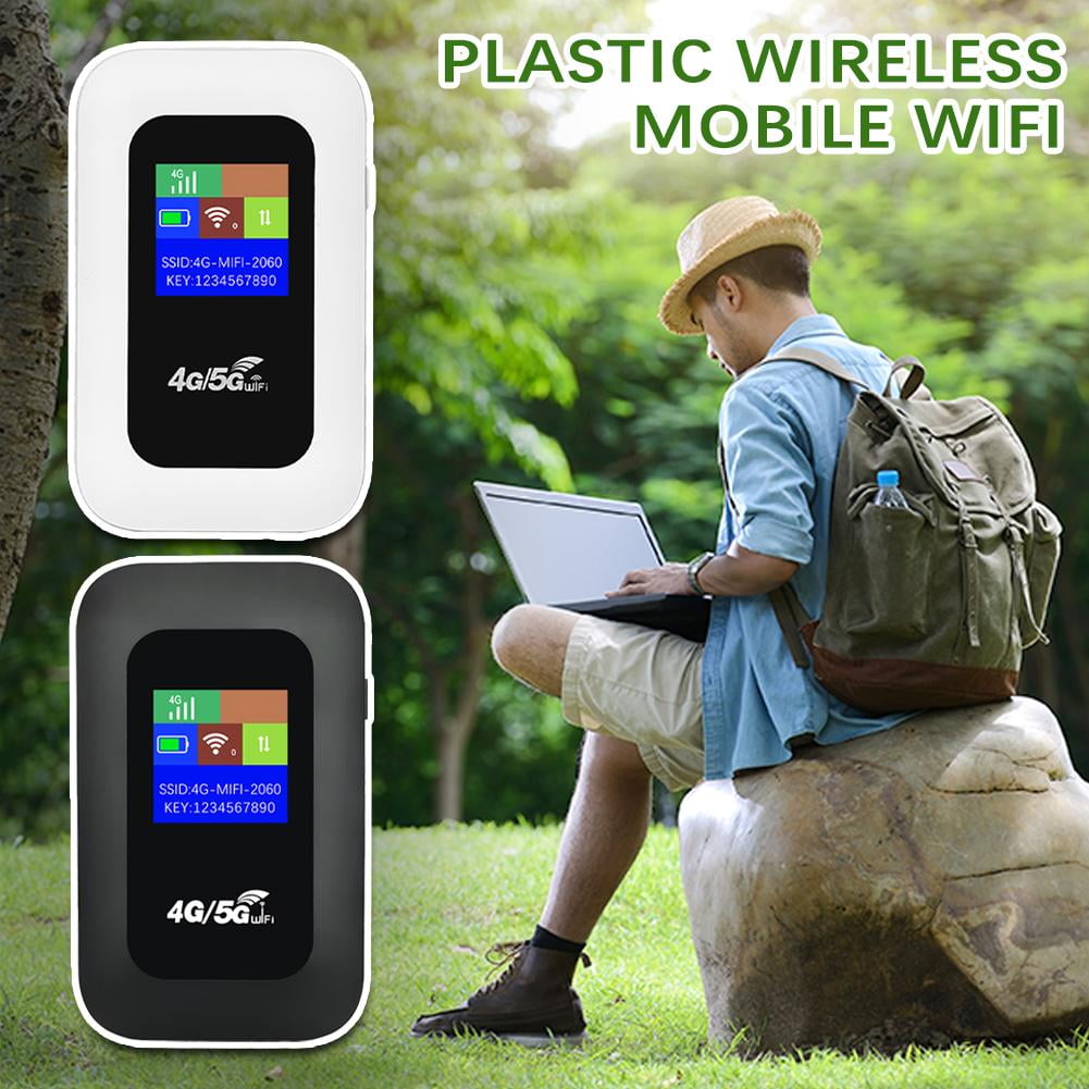 4G LTE Mobile WiFi Router 4G LTE Router with SIM Card Slot 4g WiFi Wireless Modem 150Mbps Mini Outdoor Hotspot Portable Wi fi Router for Car Home Office RV Camping