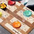 thumbnail image 6 of 2 Pcs Fall Harvest Linen Placemats, Cute Maple Leaf Pumpkin Print Insulated Table Mats for Thanksgiving Party Catering Decorations, 6 of 6