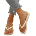 thumbnail image 6 of Sandals Women Slim Comfortable Flip Flops Summer Beach Thong Arch Support Non Slip, 6 of 9