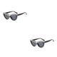 thumbnail image 4 of Sonducket 1 par de gafas de mujer con montura de PC, lentes de resina, reemplazo decorativo de cristal y elegante, adorno para gafas de Type1 NO1, 4 of 6