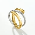 thumbnail image 4 of Ross-Simons Italian 14kt 2-Tone Gold Spiral Ring, Women's, Adult, 4 of 6