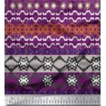 thumbnail image 2 of Soimoi Crepe Silk Fabric Aztec Panel Print Fabric by The Yard 42 Inch Wide, 2 of 3