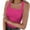 Hot Pink, variant on Hot days, bold styles Olyvenn Square Neck Tops for Women Sleeveless Summer Tank Top Rib Knit Slim Fit Workout Shirts 2025 Trendy Clothes Outfits Brown M