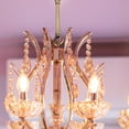 Angoily Chandelier Bearing Rod Chandelier Rod with Hook Ceiling Lamp