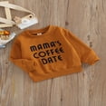 thumbnail image 3 of EIMELI Nouveau-Né Garçon Fille Col Rond Sweat-Shirt Imprimé Lettre Pull à Manches Longues Vêtements d'Automne, 3 of 7