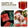 thumbnail image 3 of UPOUART Festive Style Christmas Present Box Red Paper 1Set, 3 of 8