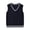 D_Navy, variant on Vmvidoty Knitted Uniform College Style V-Neck Sleeveless Pullover Sweater Vests Toddler Kids
