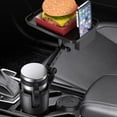 thumbnail image 2 of Car Cup Holder Storage Tray, Adjustable Base Black Vehicle Mounted Water Mugs Auto Adapter for Below 90mm Diameter Water Cups Drinks Zulema Expansor de soporte para coche, 2 of 8