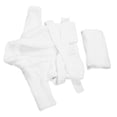 thumbnail image 3 of Newborn Bathrobe Pure Cotton Thickened Baby Photo Bathing Suits Photo Garment (White Suitable for 0-1 Month Baby), 3 of 4