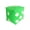 Green, variant on 1 Pcs Inflatable Dice,11.8" Dice for Indoor and Outdoor Broad Game, Ludo and Pool Party，Lawn Swimming Pool Birthday Party Favor Bunco Night Board Game Christmas Decoration Blue