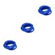 thumbnail image 1 of Qarigey 10 piezas bandas para el cabello Bling elástico Topknot soporte sólido Scrunchies sin costuras para mujeres accesorios de estilo azul Type1 NO1, 1 of 6