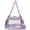 Purple, variant on Clear Tote Bag Purse for Women Fashion Crossbody Shoulder Bag Stadium Approved Small Clear Plastic Handbags for Travel
