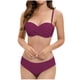 thumbnail image 2 of Traje de baño para mujer, bikini de tirantes sin espalda de color liso para mujer, trajes de baño para mujer, conjuntos de bikini para mujer, trajes de baño de bikini para mujer, 2 of 8