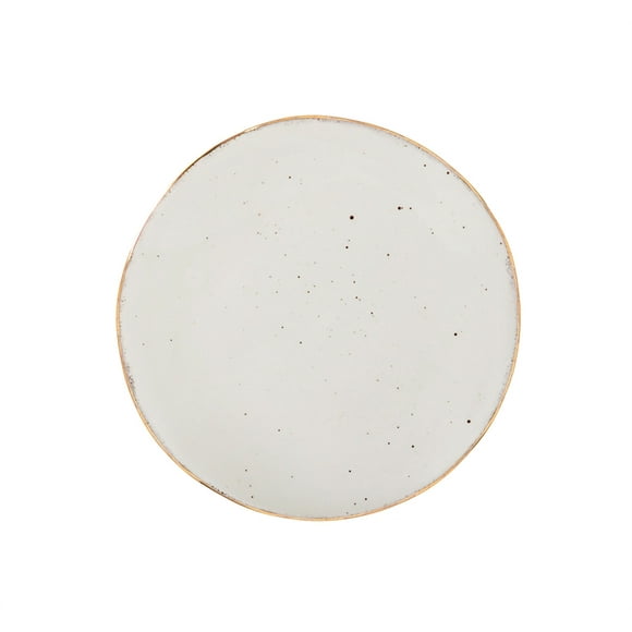 Christmas Chic 8" Ceramic Salad Plate w/metallic accents