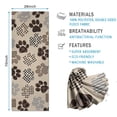 thumbnail image 2 of Paw Print Hot Yoga Mat Towel Non Slip for Hot Yoga - Quick-Drying Yoga Mat Cover with 4 Corner Pockets with Travel Bag - Hot Yoga Towel Non Slip 74"x26", 2 of 6