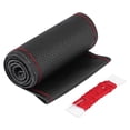 thumbnail image 1 of Funda para volante Jadeshay 1 pieza 37-38 cm cubierta para volante de coche color Negro, 1 of 8
