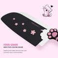 thumbnail image 2 of Juego de Cuchillos Meowkit de 5 Piezas con Bloque de Gato - Acero de Alto Carbono, Negro, 2 of 8