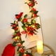 thumbnail image 4 of Lámparas de Navidad LED, Cuerda de decoración de hojas de rattan amarillo dorado, Artificial Rattan Berries, Decoración de interiores de Navidad, luces decorativas de Navidad, luces de Navidad de, 4 of 7