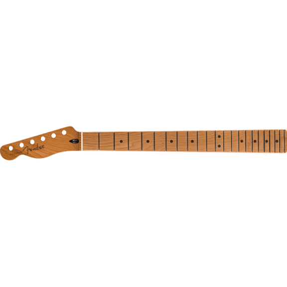 Fender Satin Roasted Maple Left-Handed Telecaster Flat Oval Shaped Neck, Maple Fingerboard