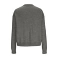 thumbnail image 3 of Fashion Sweater Cardigans for Women Fall Casual Lightweight Irregular Button Up Knit Plain Sweater Jacket Coats (Small, Gray), 3 of 6