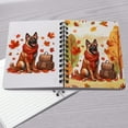 thumbnail image 4 of Welcome Fall Belgian Malinois Enjoys School Time Autumn Fall Leaves Spiral Bound Journal Sheepdog Dog Lover Gifts 5x7in Spiral Notebook - 02013, 4 of 5