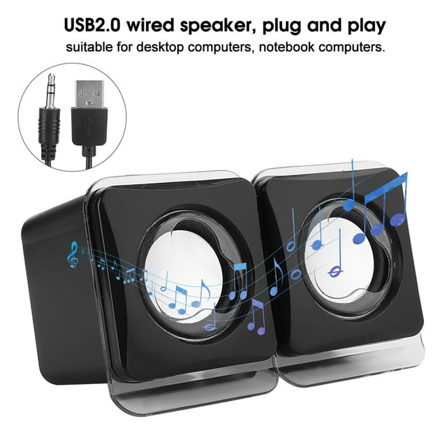 Altavoz de Música Estéreo de Altavoces Estéreo de USB2.0, PC para escritorio